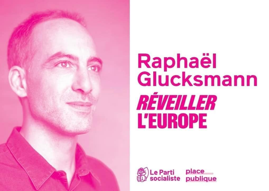 EUROPÉENNES 2024 France: dimanche 9 Juin, je vote Raphaël GLUCKMANN