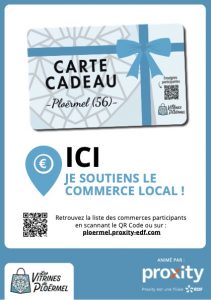 carte_cadeau commerçants -Ploermel